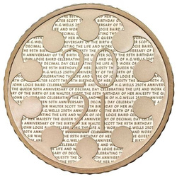 Sada 14 mincí Premium Velká Británie 2021 Proof