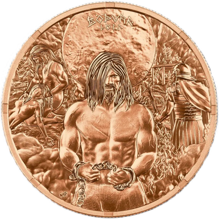 Měděná mince Germania Mint: Bödvar Saga - Loss 1 unce mědi 2026