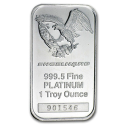 1 oz Platinum Bar Engelhard 