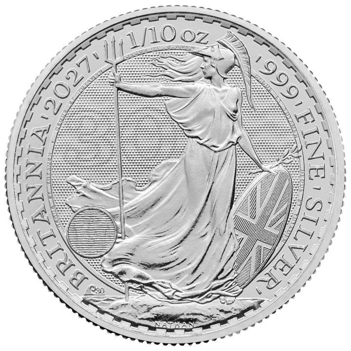 Srebrna Moneta Britannia 1/10 uncji Srebra 2027