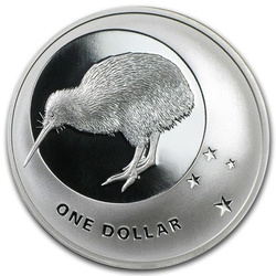 Kiwi 1 oz Silber 2010 Proof
