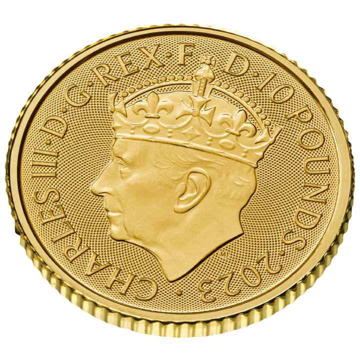 The Coronation of His Majesty King Charles III 1/10 oz Gold 2023