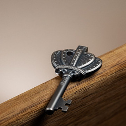 Islas Cook: Key to my Kingdom 1 oz Silver 2023 Ultra High Relief Antiqued Coin