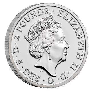 Buste de Britannia dans un coffret 1 once d'argent 2021