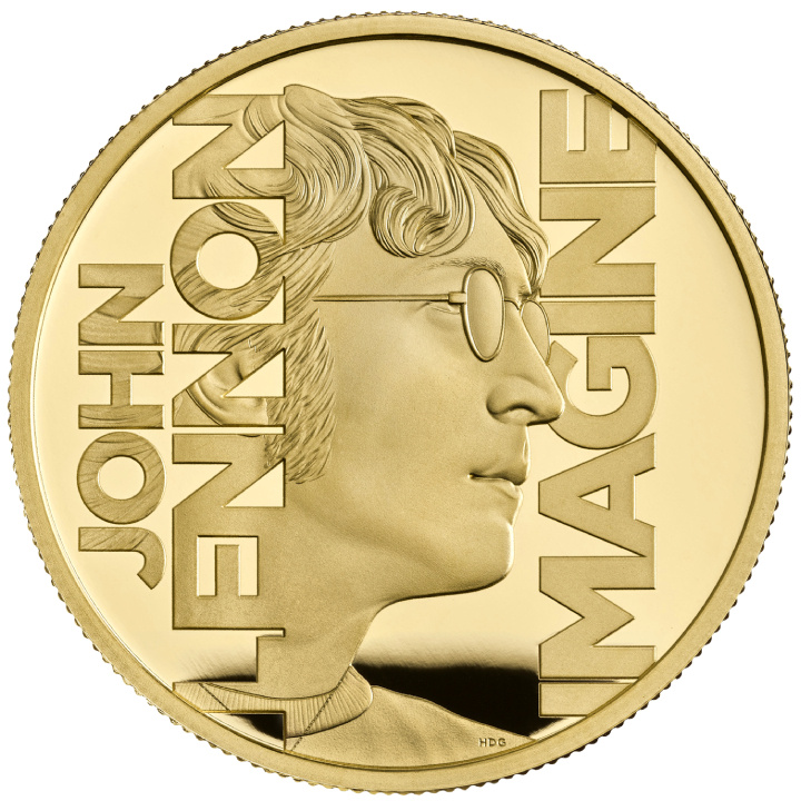 John Lennon 1 once d'or 2025 Proof