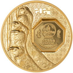 Mongolia: Snow Leopard 1 oncia d'oro 2024 Proof Ultra High Relief