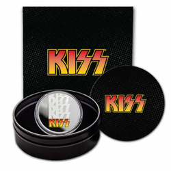 Niue: KISS 50th Anniversary coloured 1 oz Silver 2023 Proof