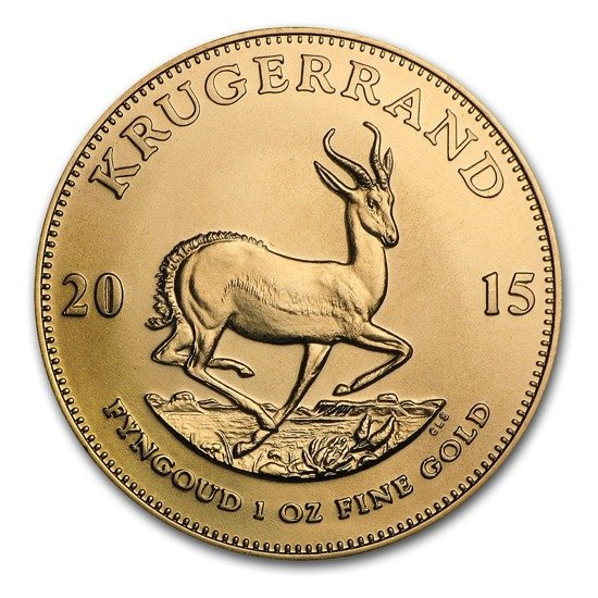 Krugerrand 1 unce zlata 2015