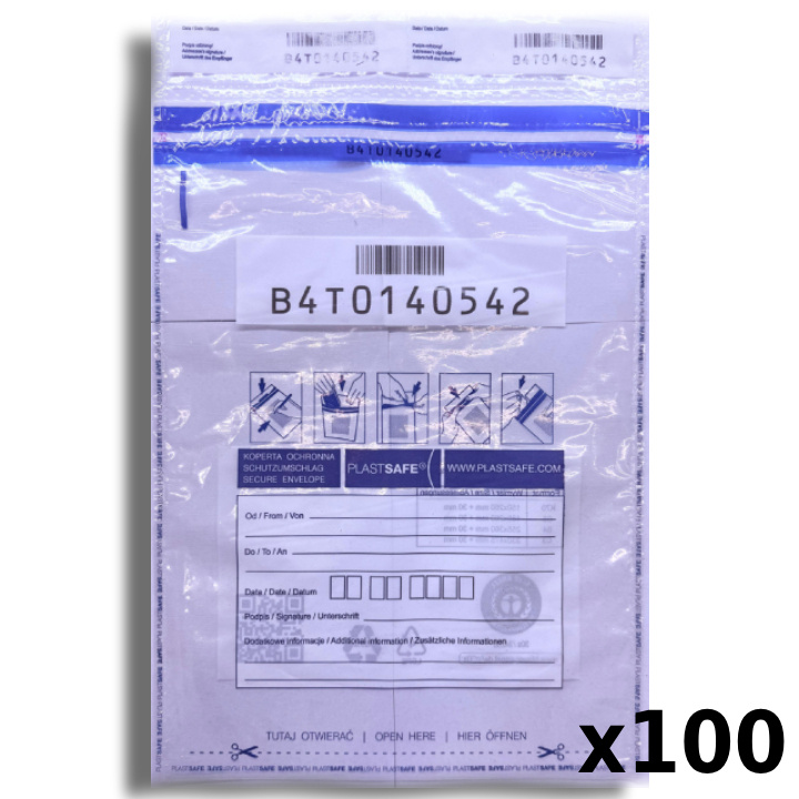Koperta bezpieczna (bankowa) B4 255x360 mm 100 sztuk