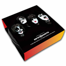 Niue : 50e anniversaire de KISS colorée 1 once d'argent 2023 Proof