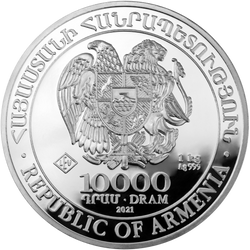 Arche de Noé 1000 grammes d'argent 2021