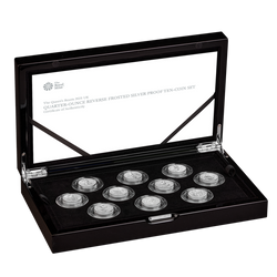 The Queen’s Beasts 2021: Set of 10 coins 1/4 oz Silver Proof