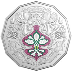 Décoration de Noël - Festive Floral coloré 50c Cuivre 2025