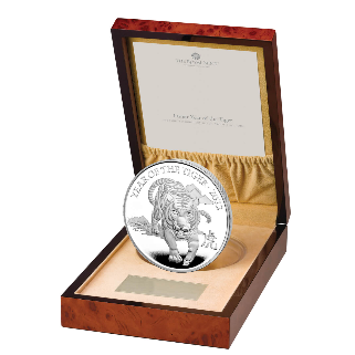Lunar: Rok Tygrysa 1000 gramów Srebra 2022 Proof