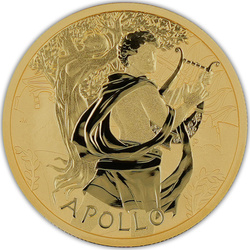 Tuvalu: Gods of Olympus - Apollo 1 oz Gold 2023