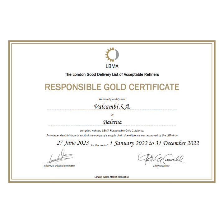 Lingotto Credit Suisse 1 oncia d'oro LBMA GD Refiner