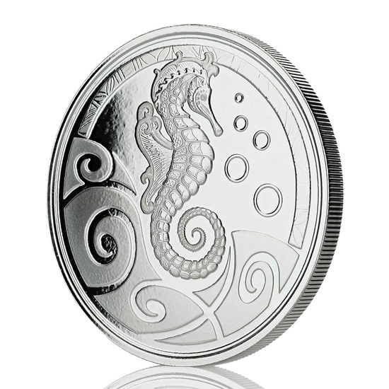 Samoa: Seahorse 1 oz Silver 2019