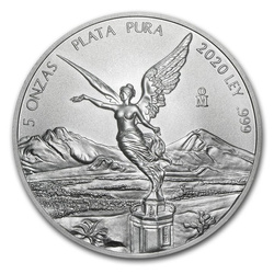 Libertad Mexicana 5 oz Plata 2020