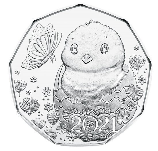 Easter Chick 5 Euro 2021