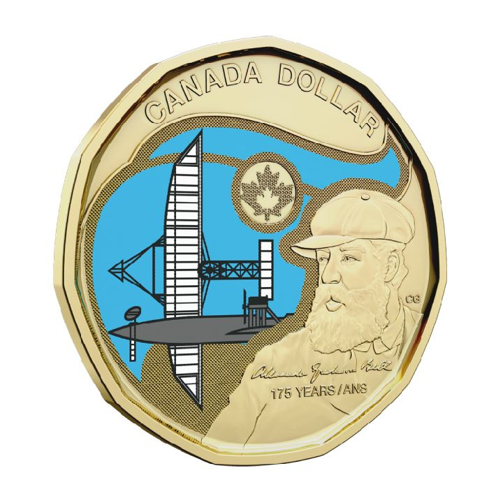 Canada: 175° anniversario della nascita di Alexander Graham Bell colorato 2022