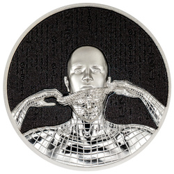 Cook Islands: Second Skin coloured 1 oz Silver 2023 Proof Ultra High Relief