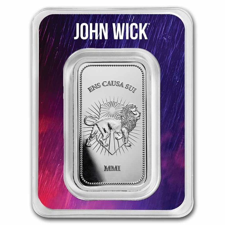 Bar John Wick 1 oz Silber Slab