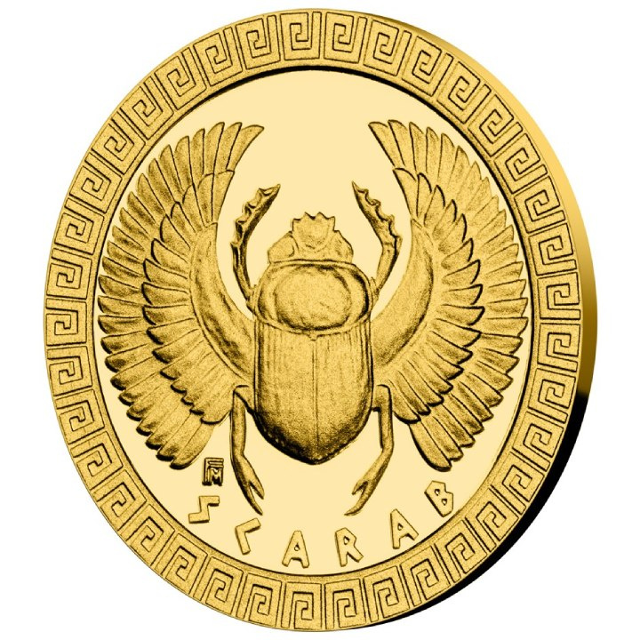 Niue: Mythical Creatures - Scarabeus $5 Gold 2022 Proof