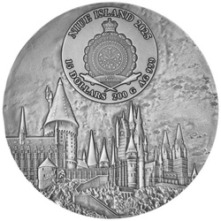 Niue: Harry Potter und der Gefangene von Askaban 200 g Silber 2025 High Relief Antiqued Coin