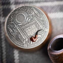 Niue: Sherlock Holmes - El signo de los cuatro 5$ 2 onzas de plata 2024