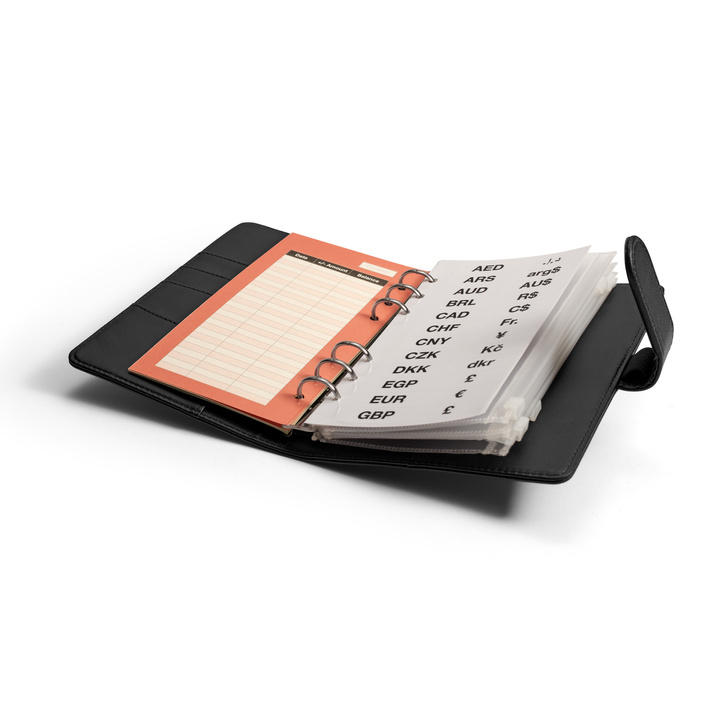Leuchtturm Travel Banknote Binder Tokyo Black with 5 Pages