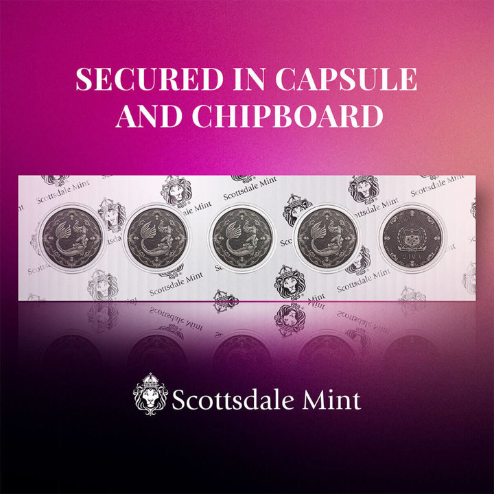 Samoa: Mermaid Princess of the Seas 1 oz Silver 2022 Antiqued Coin