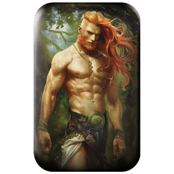 Lingot Germania Mint : Gods - Freyr coloré 2 onces d'argent 2024 Antique Finish