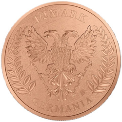 Měděná mince Germania Mint: Germania 1/2 unce mědi 2026
