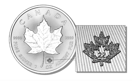 Hoja de arce canadiense 1 oz Plata 2022