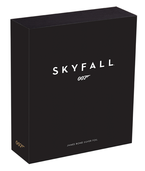 Filmposter: 007 James Bond - Skyfall 5 g Silber Folien 2020