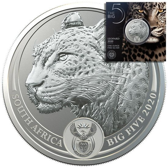 Wielka Piątka: Leopard 1 Uncja Srebra 2020