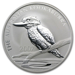 Kookaburra 2 uncje Srebra 2007