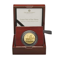Royal Mint Lunar: Rok Koně 1 unce Zlata 2026 Proof