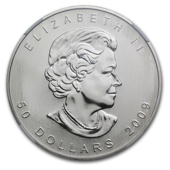 Kanadai juharlevél 1 oz palládium MS69 PCGS 2009