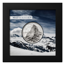 Švýcarsko: Matterhorn 1 unce stříbra 2025 Proof