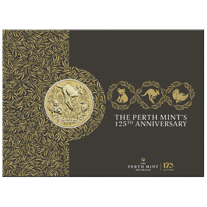 Perth Mint 125e anniversaire de la fondation Bronze aluminium 2024 (pièce dans une carte)