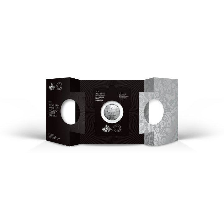 Canadian Maple Leaf Treasured 1 oz Plata 2023