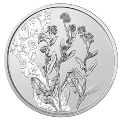 The forget-me-not 10 Euro stříbro 2023