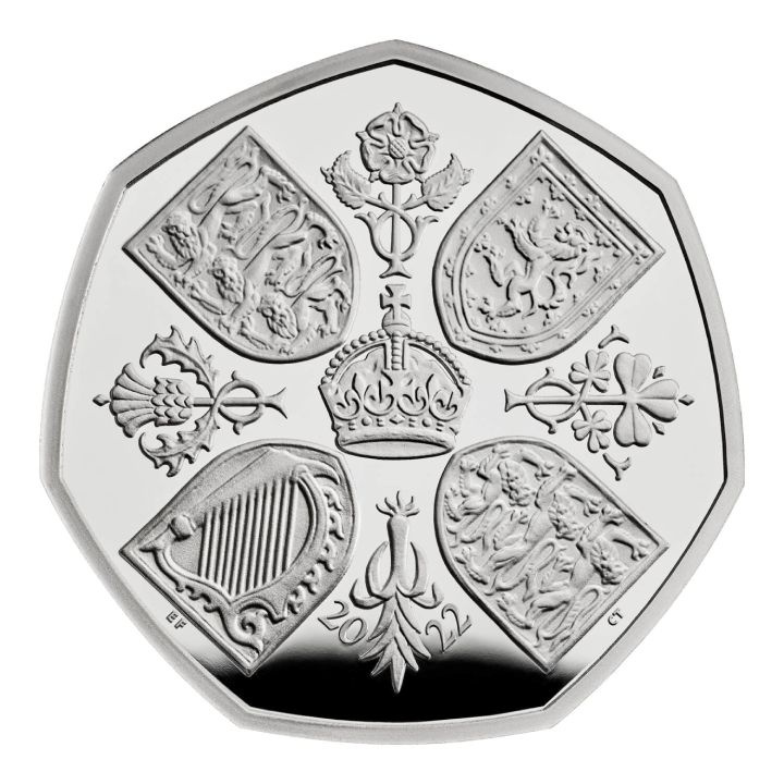 Set of 10 Her Majesty Queen Elizabeth Platinum 2022 Proof coins