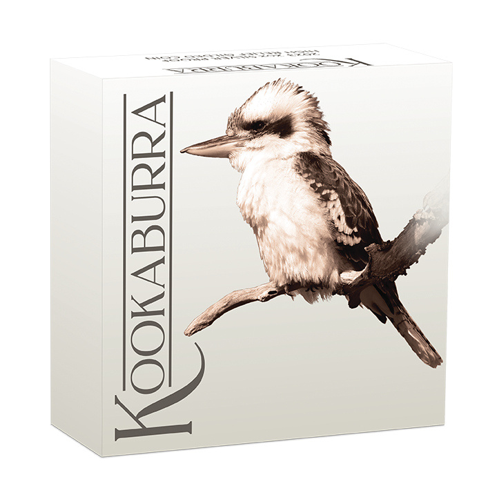 Kookaburra 2 oz Silber 2023 Proof High Relief Gilded Coin