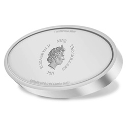 Niue: DC Comics - Batman 'Logo' coloured 1 oz Silver 2021 Proof