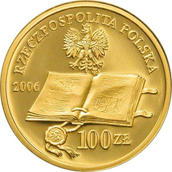 500- lecie wydania Statutu Łaskiego 100 zł 2006 Proof