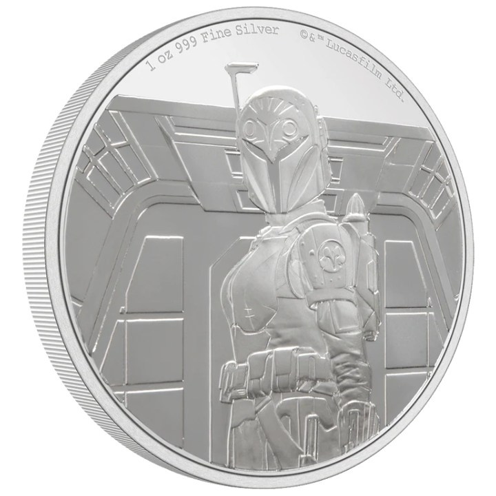 Niue: Star Wars The Mandalorian – Bo-Katan Kryze 1 uncja Srebra 2022 Proof