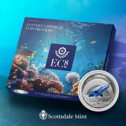 St. Vincent & The Grenadines - Humpback Whale coloured 1 oz Silver 2023 Proof