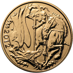 Wielka Brytania: Pół Suwerena Elżbieta II 2012